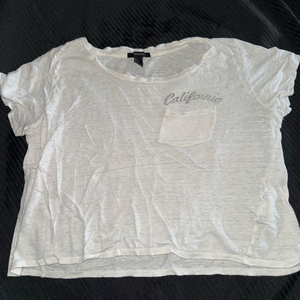 Oversized crop top